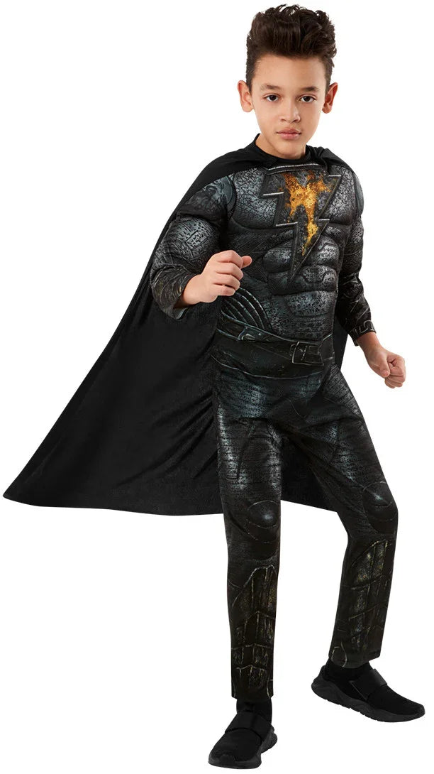 Disfraz de Black Adam Musculoso Infantil Superhéroes Infantiles Rubies